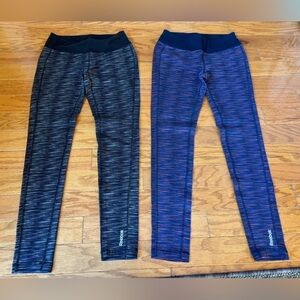 BUNDLE of 2 Reebok Leggings Size Womens Small